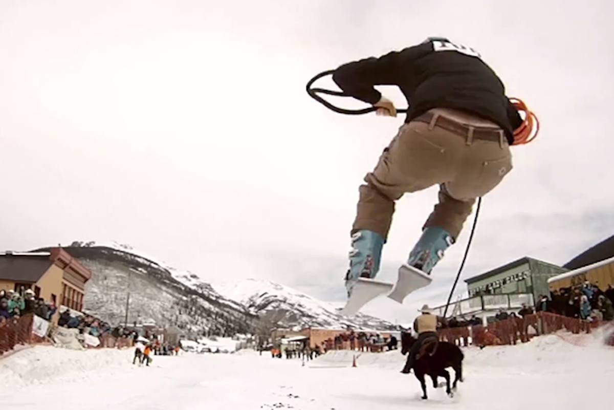 "Skijoring" is cooler than the other side of the pillow