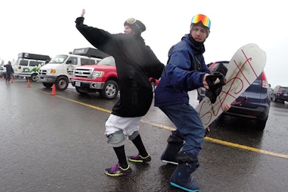 Watch: Closing out #FreeskierWeek at Windells with rail jams and dance parties