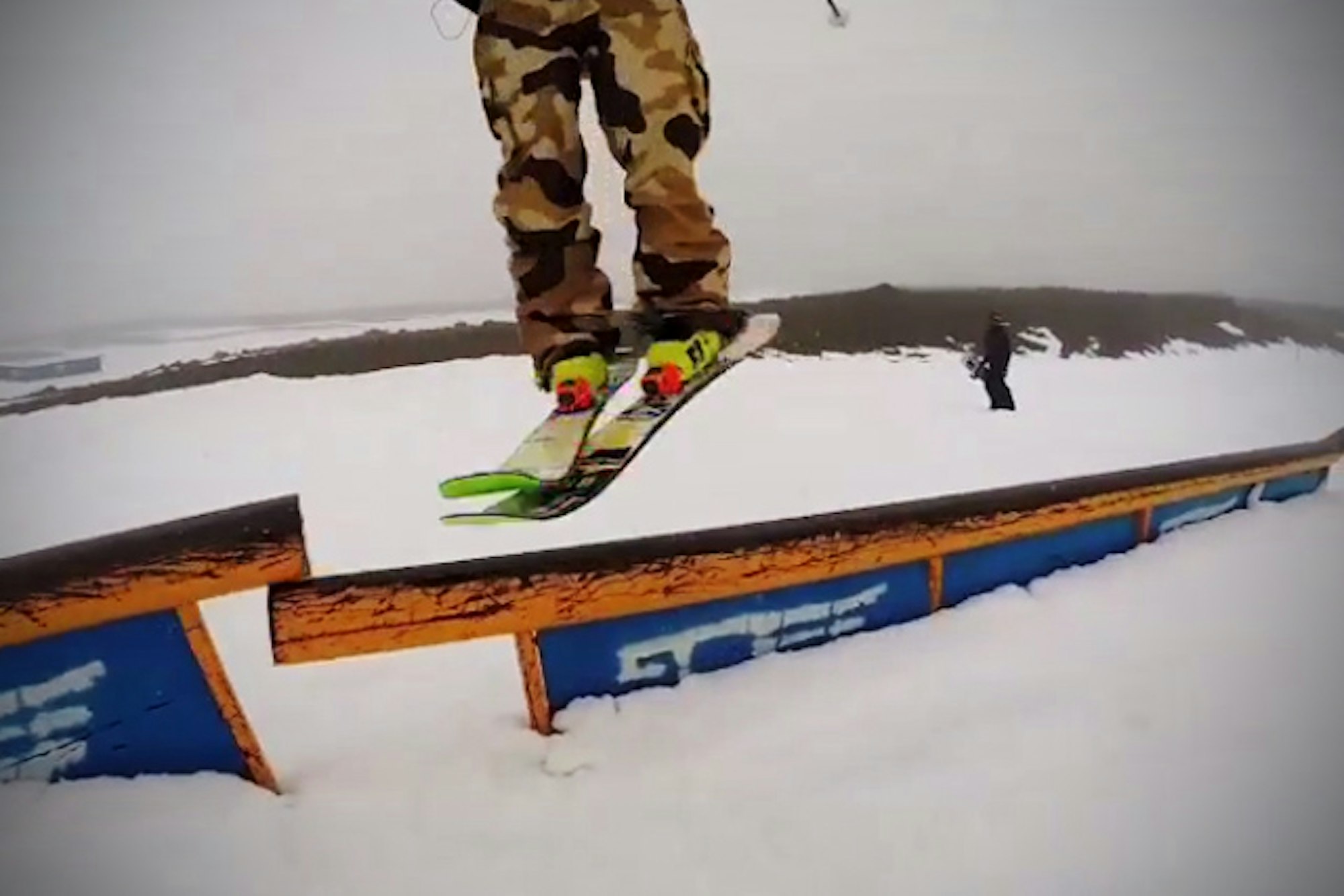 Crap weather can't stop the crew at #FreeskierWeek