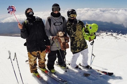 #FreeskierWeek hits the snow at Timberline, Mt. Hood; see the video here