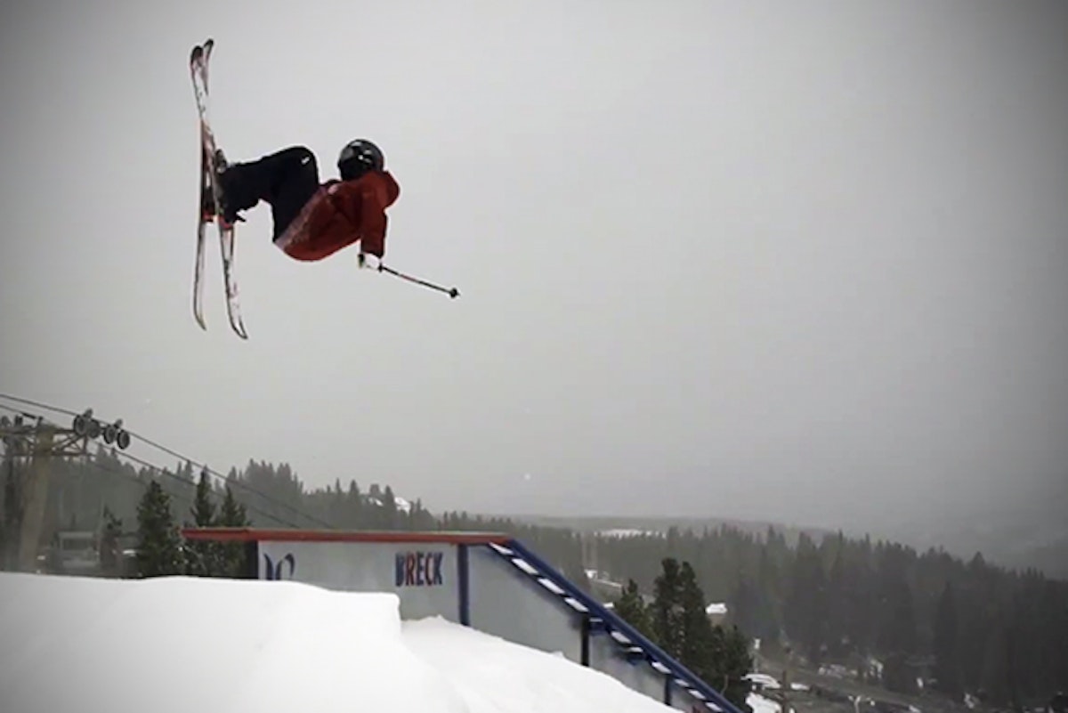 Gus Kenworthy drops late season hammers at Breckenridge