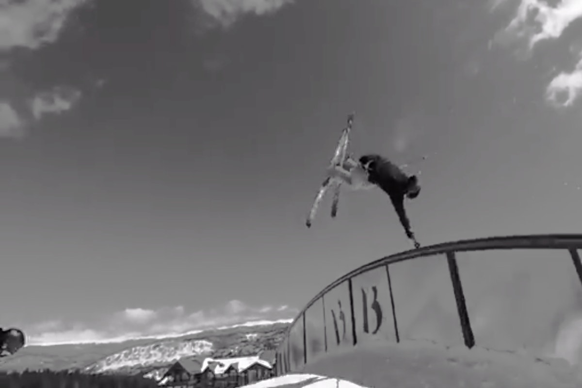 Late season park laps at Breck with Liam Downey in new edit, "Rainbow Demon"