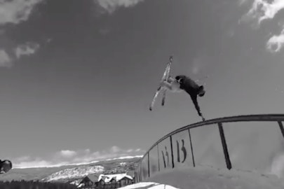 Late season park laps at Breck with Liam Downey in new edit, "Rainbow Demon"