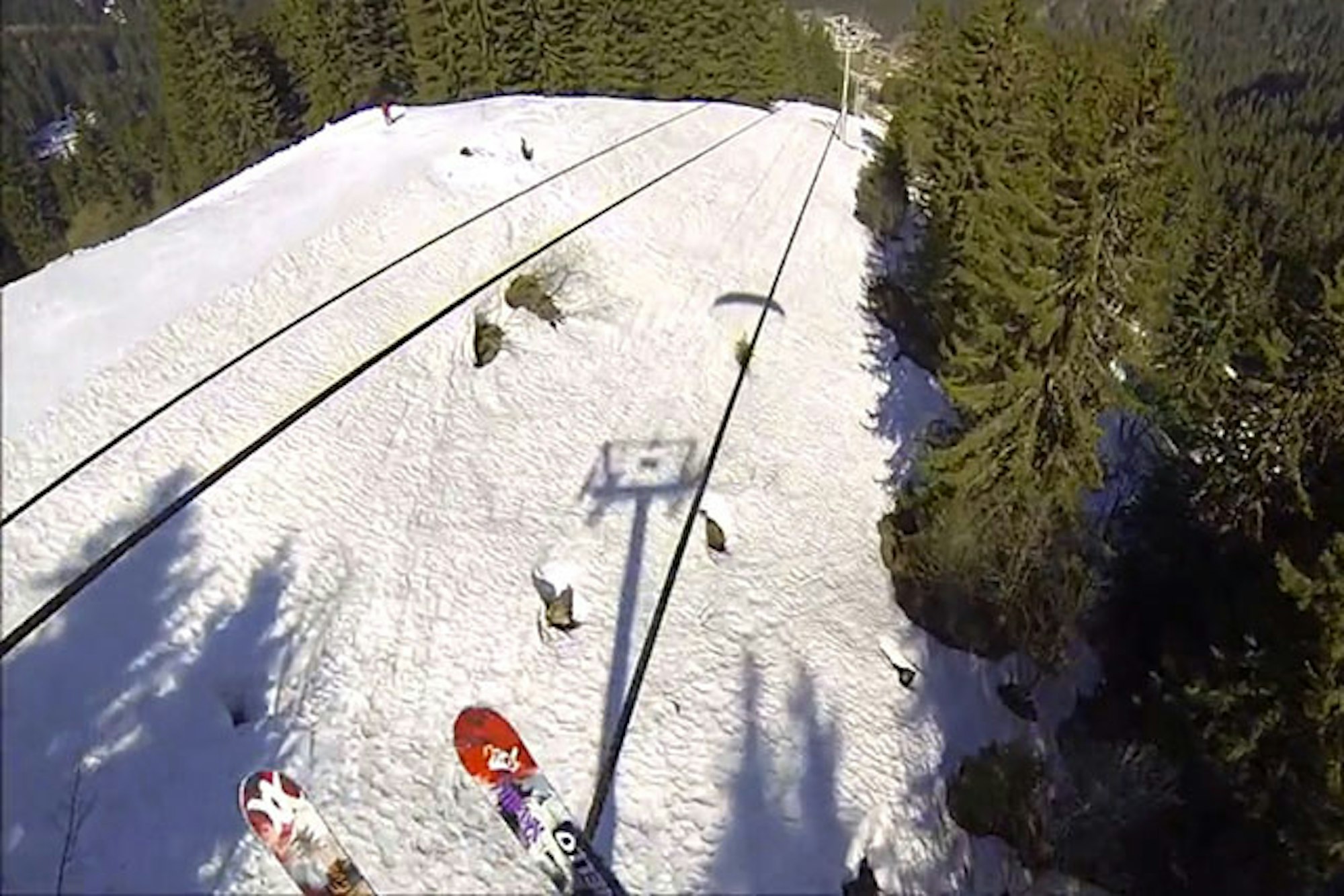 MMWUC: Speed rider slides chairlift cable, plus Brian Williams raps "Gin and Juice"