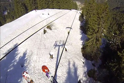 MMWUC: Speed rider slides chairlift cable, plus Brian Williams raps "Gin and Juice"