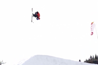 Video: Jesper Tjäder throws a switch triple frontflip at JOI
