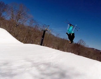 Skier performs 20 consecutive front flips in one run at Carinthia Mount Snow