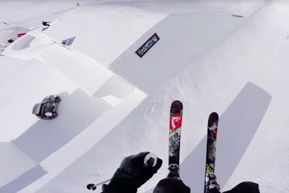 See Jesper Tjäder huck a monstrous double backy over Nine Knights "Death Gap"
