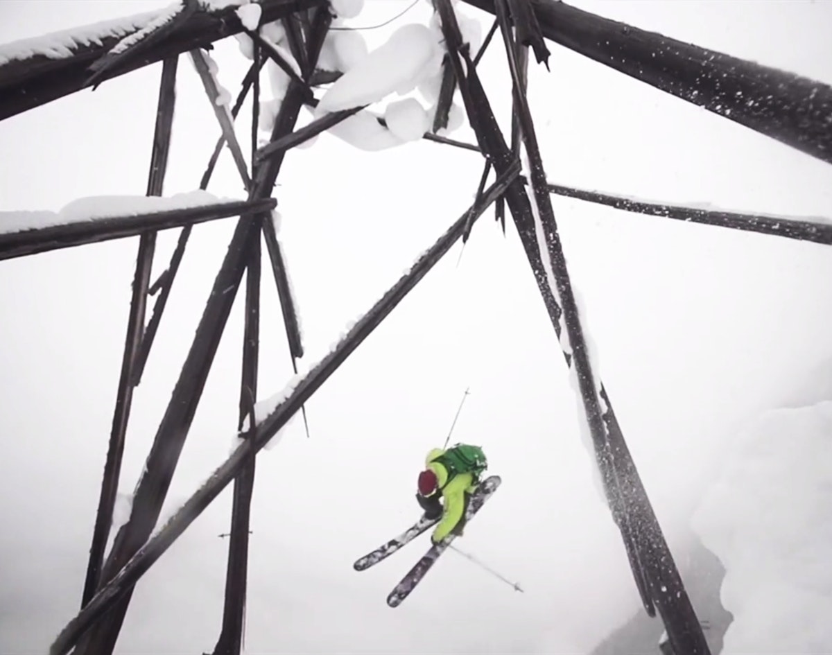 Josh Daiek maneuvers through abandoned BC mining town in "Framework"