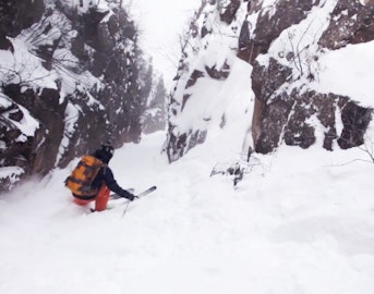 Ben Leoni conquers narrow New Hampshire chutes in latest "Working for the Weekend"
