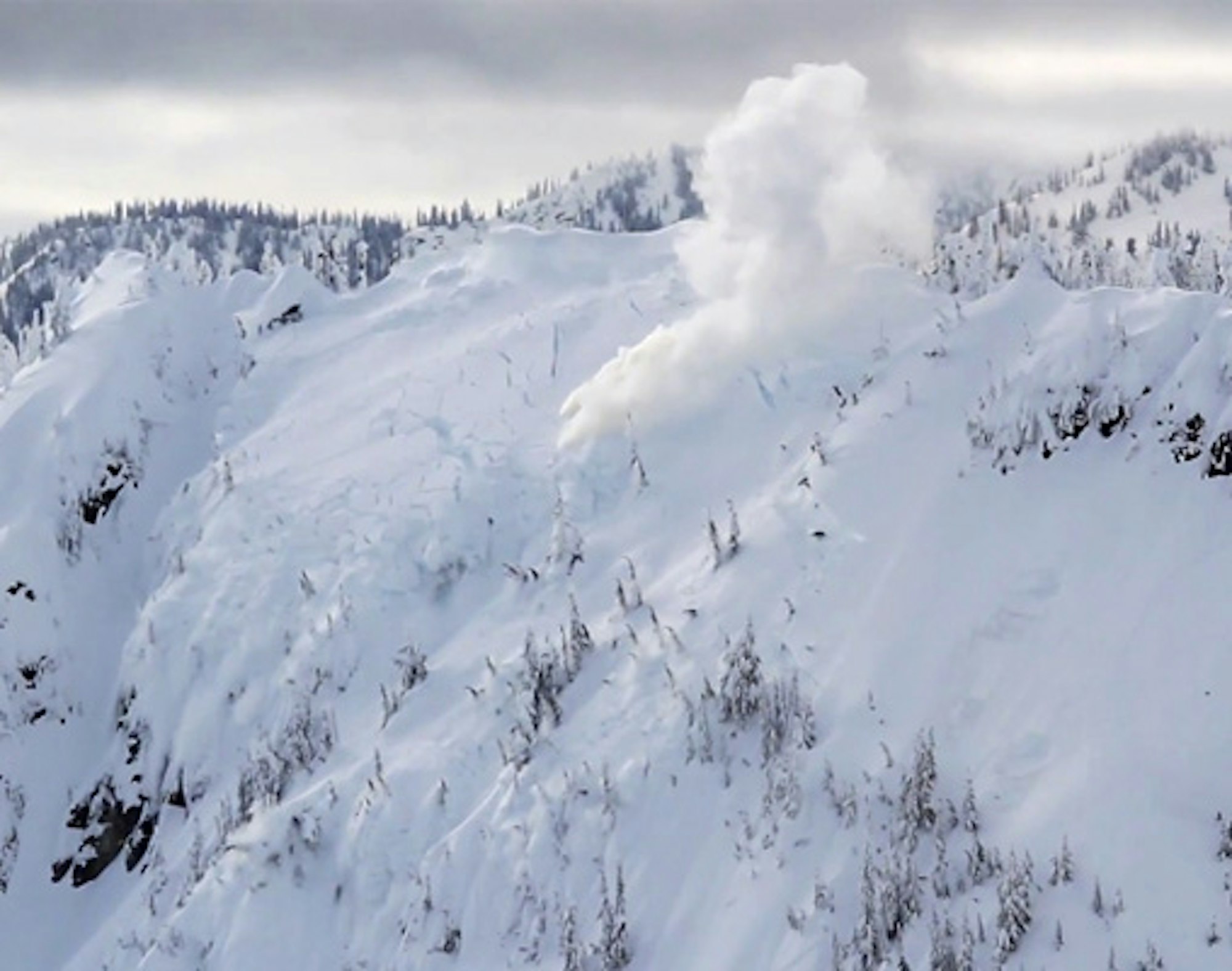 Amazing footage showcases avalanche control work above Stevens Pass