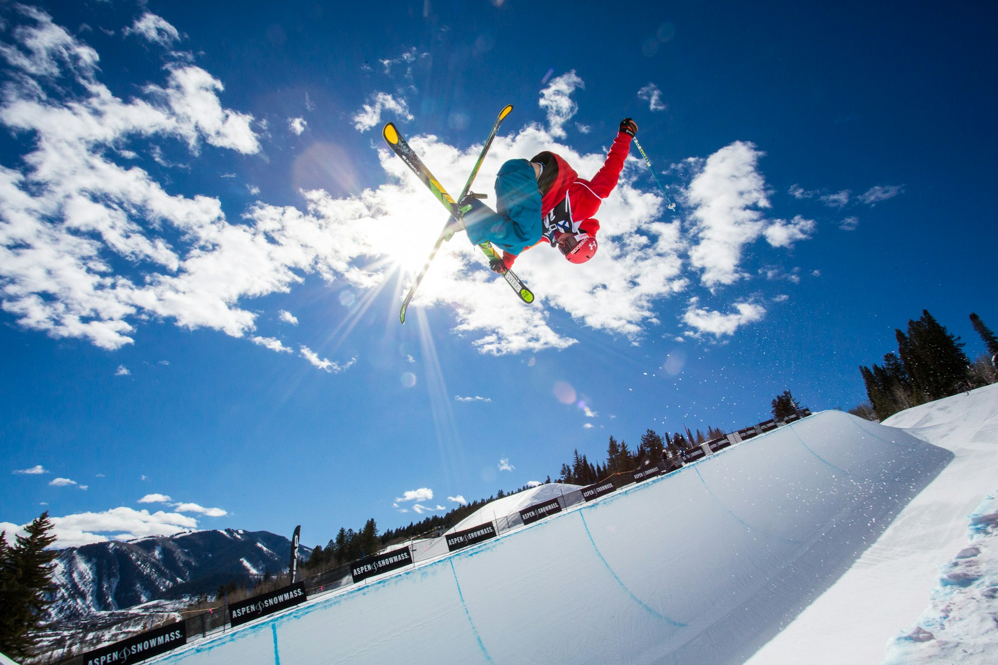 See photos and results from men's, women's superpipe final at the Aspen Freeskiing Open