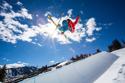 See photos and results from men's, women's superpipe final at the Aspen Freeskiing Open