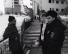 [Photo] Jossi, Beau-James Wells get busted by the cops skiing urban in Sochi, Russia