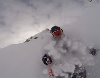 Watch Steele Spence enter the white room in this POV from Rosa Khutor, Russia