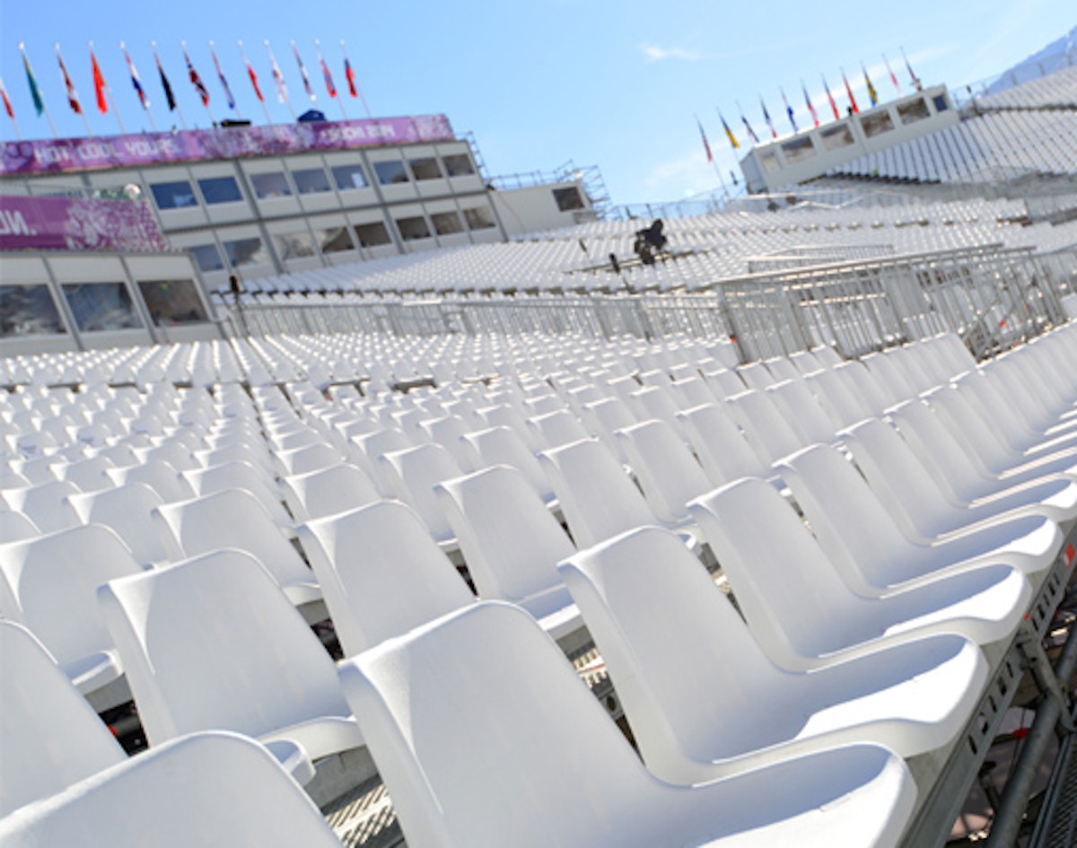 Calm before the storm: See photos of Sochi slopestyle venue, pre contest day