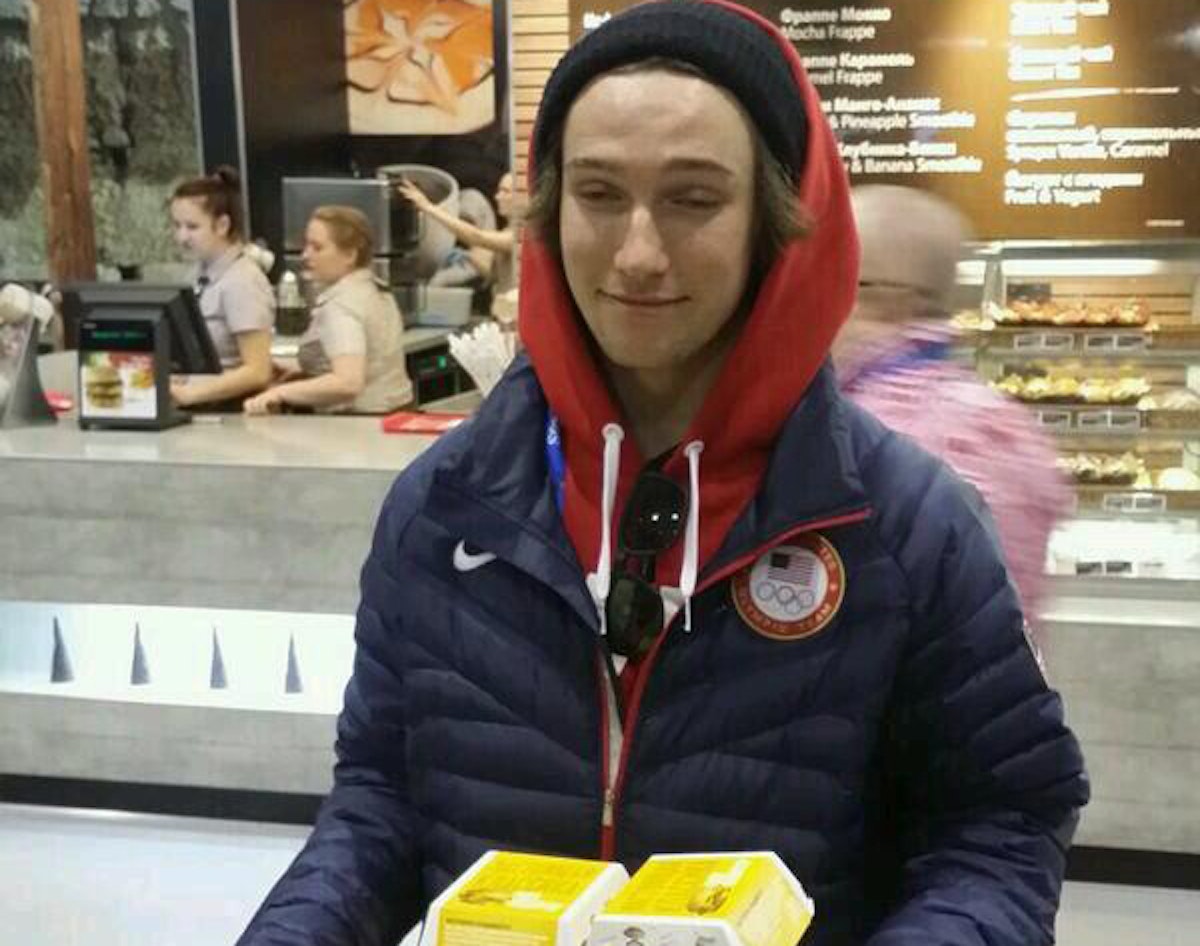 Torin Yater-Wallace becomes number one McDonald's distributor of Sochi 2014