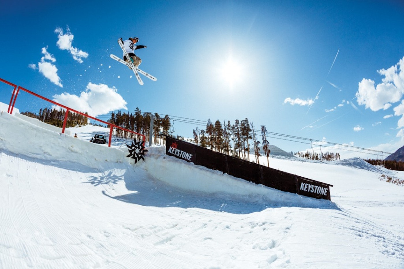 Maude Raymond skiing at Keystone, CO. Winter 2013.