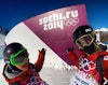 Athletes share first perspectives on Olympic slopestyle course