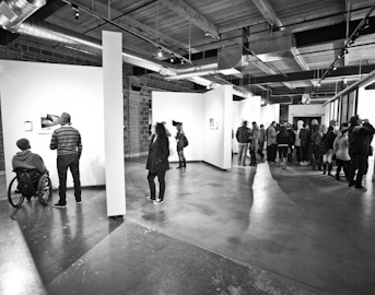 #CelebrateSarah at Freeskier's 2nd annual photo exhibition and fundraiser at ArtHaus Denver