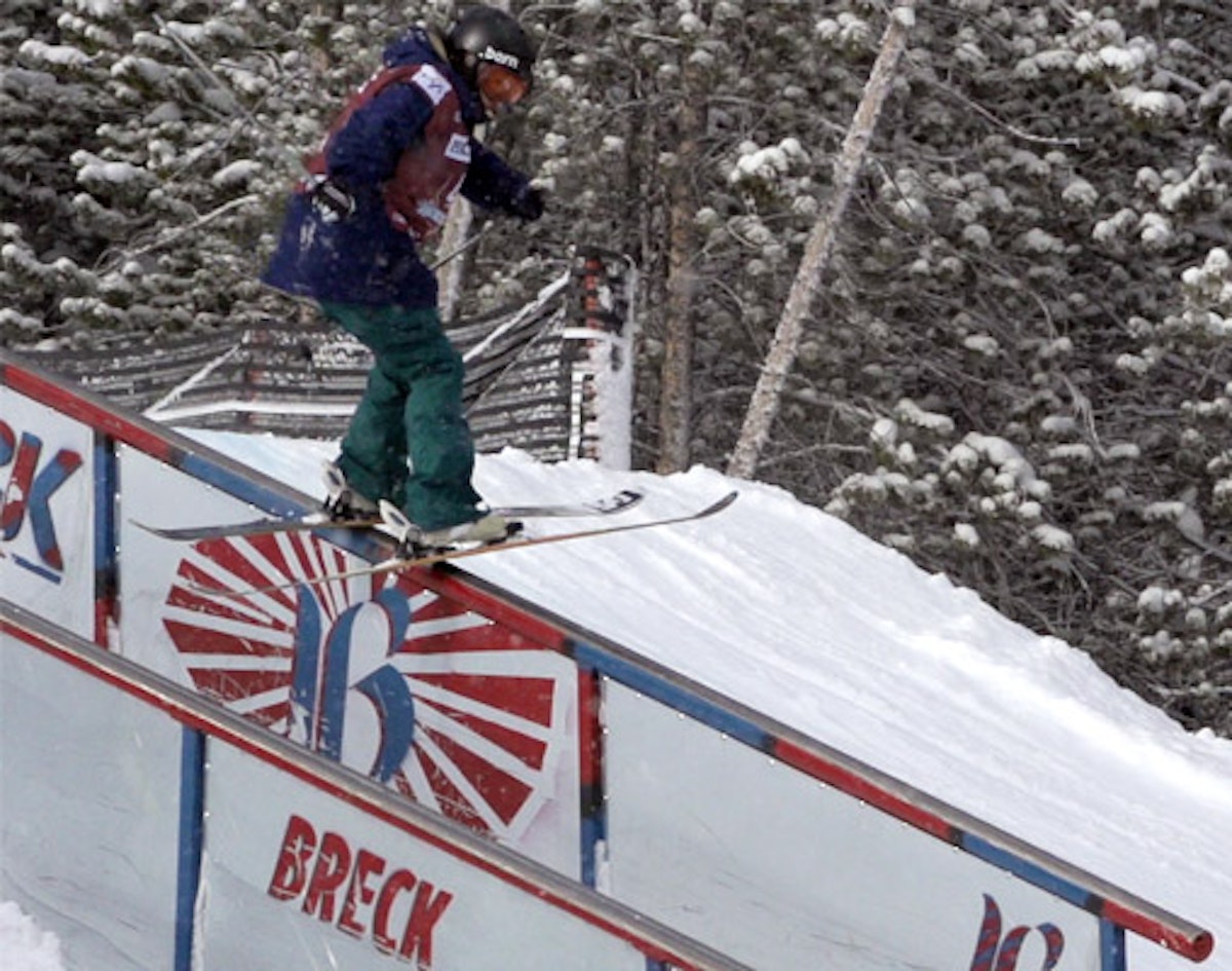 Get a first look at the slopestyle course, Grand Prix at Breckenridge