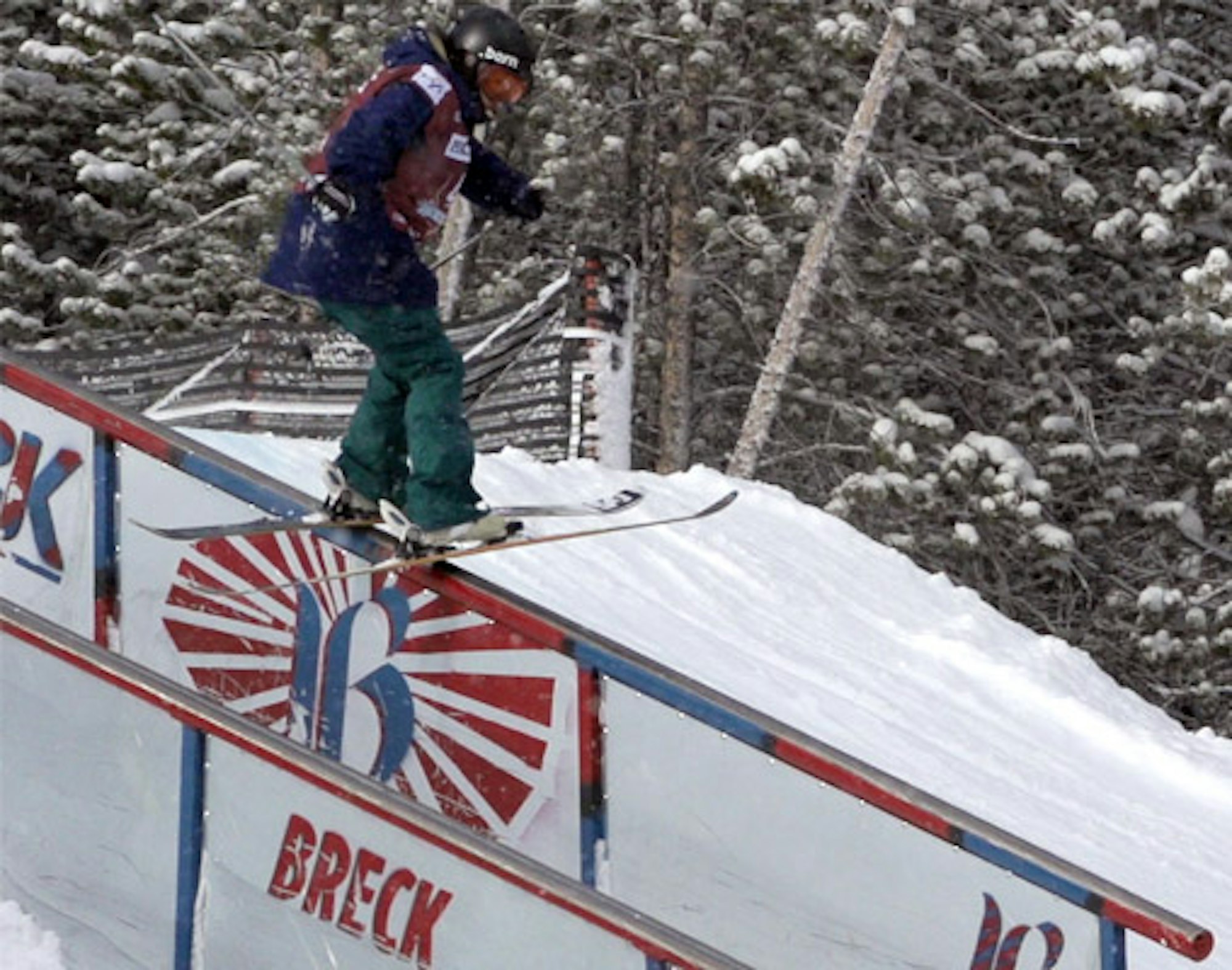 Get a first look at the slopestyle course, Grand Prix at Breckenridge