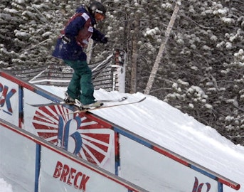 Get a first look at the slopestyle course, Grand Prix at Breckenridge
