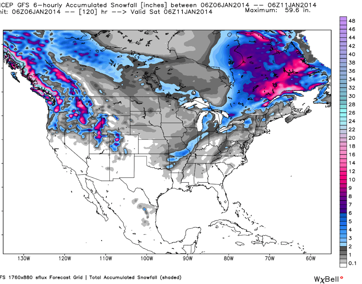 Weekly Weather Forecast: Big snow for PNW, bitter cold moves east