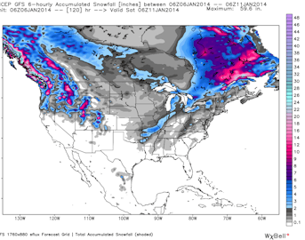 Weekly Weather Forecast: Big snow for PNW, bitter cold moves east