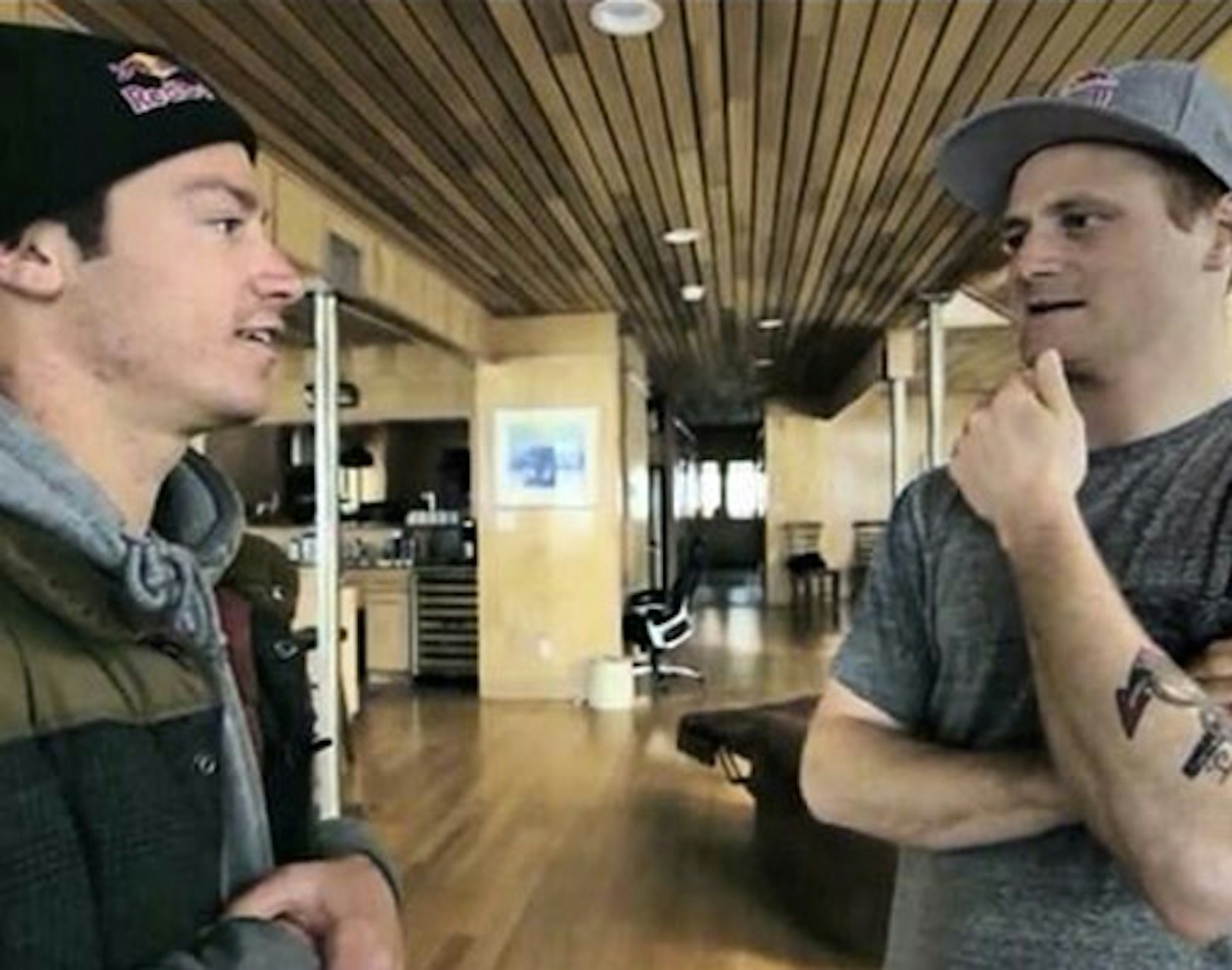 Sean Pettit "fans out" on Pat Moore and Travis Rice