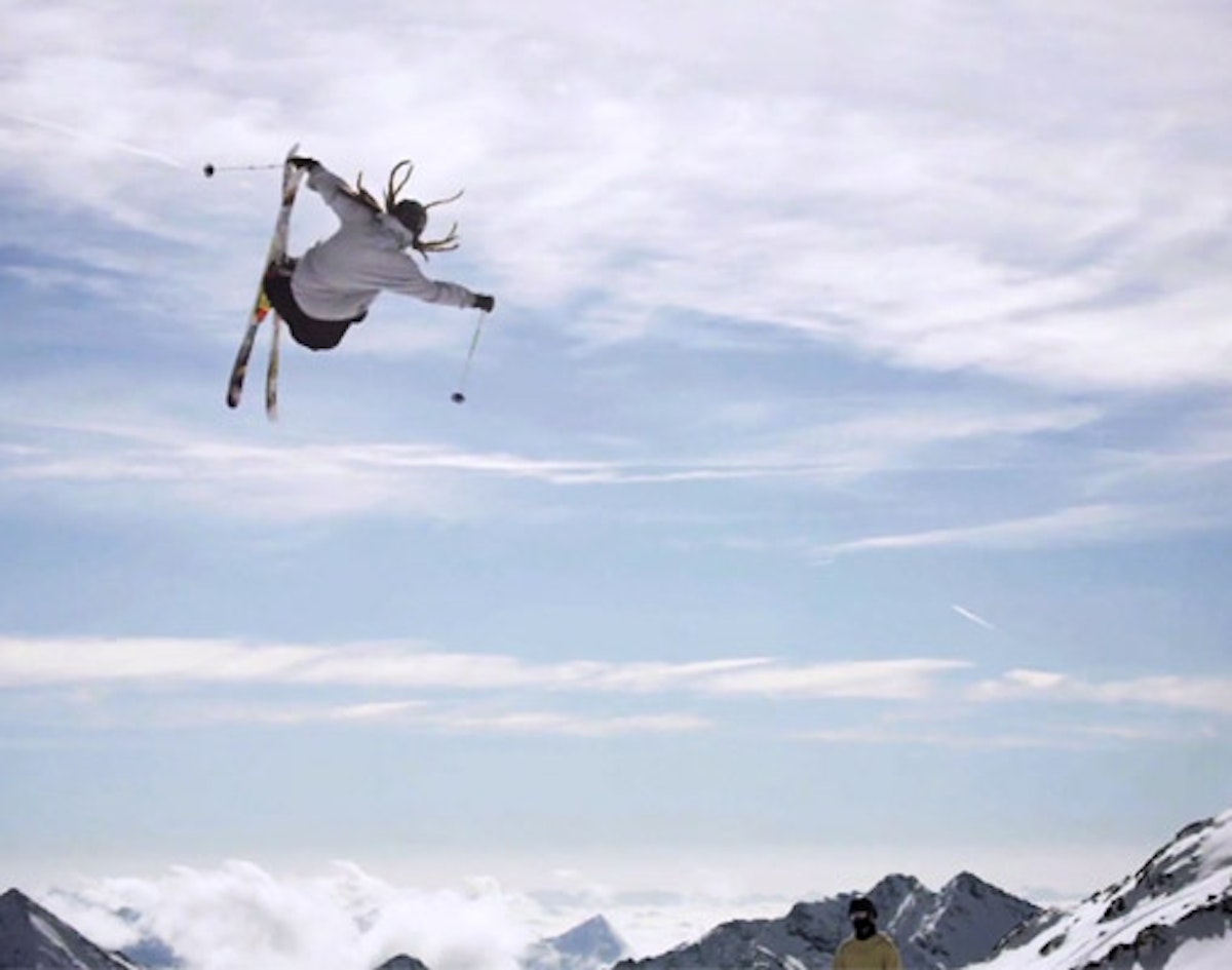 See what happened when some of skiing's elite gathered at Stubai