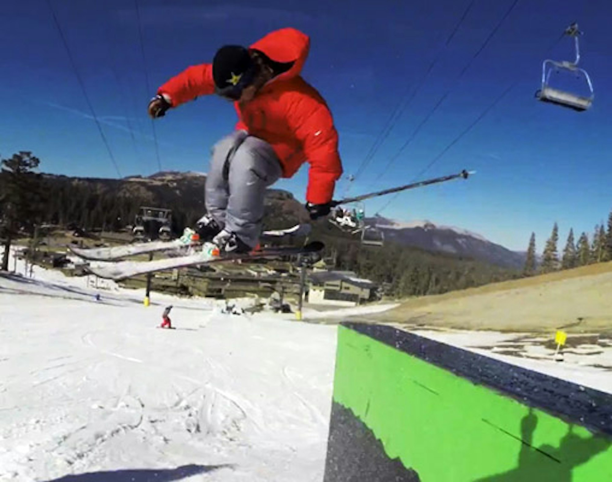 Sammy Carlson spins some early season hot laps at Mammoth