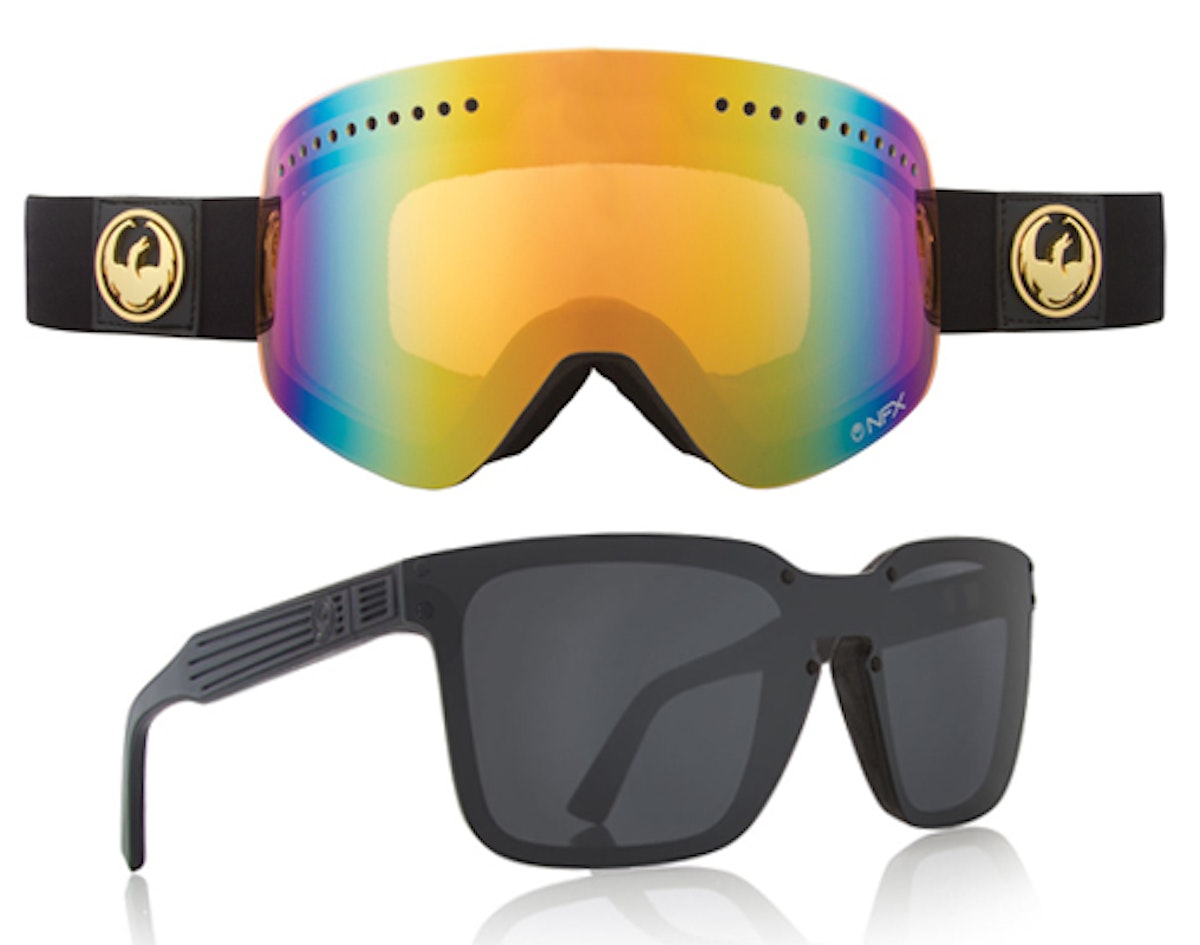 We're giving away the Dragon NFX goggle and Mansfield sunglass
