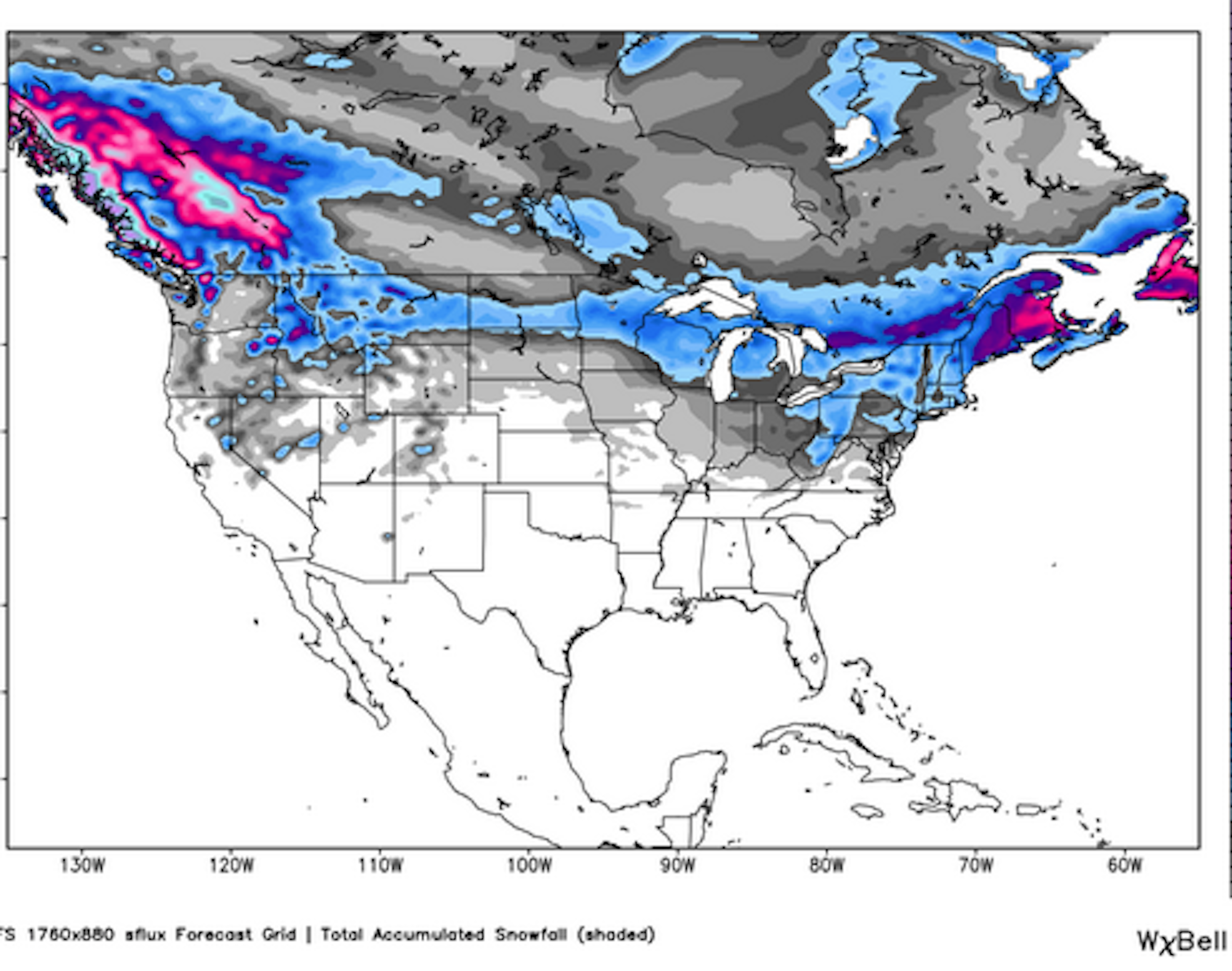 This Week's Weather Forecast: Big chances for significant snowfall in Idaho, Montana, Washington, and Michigan