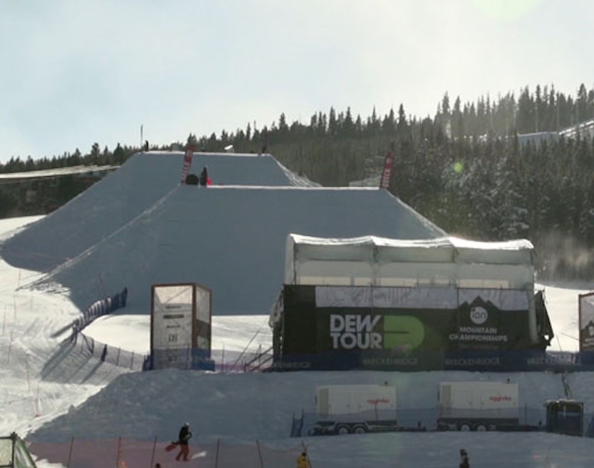 Get a first look at the 2013 Winter Dew Tour slopestyle course