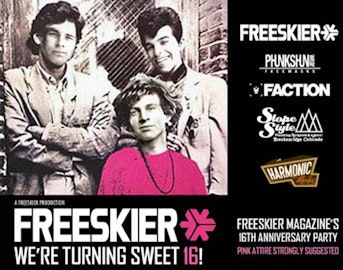 Join Freeskier in celebrating its Sweet 16 at Brooklyn's in Breckenridge