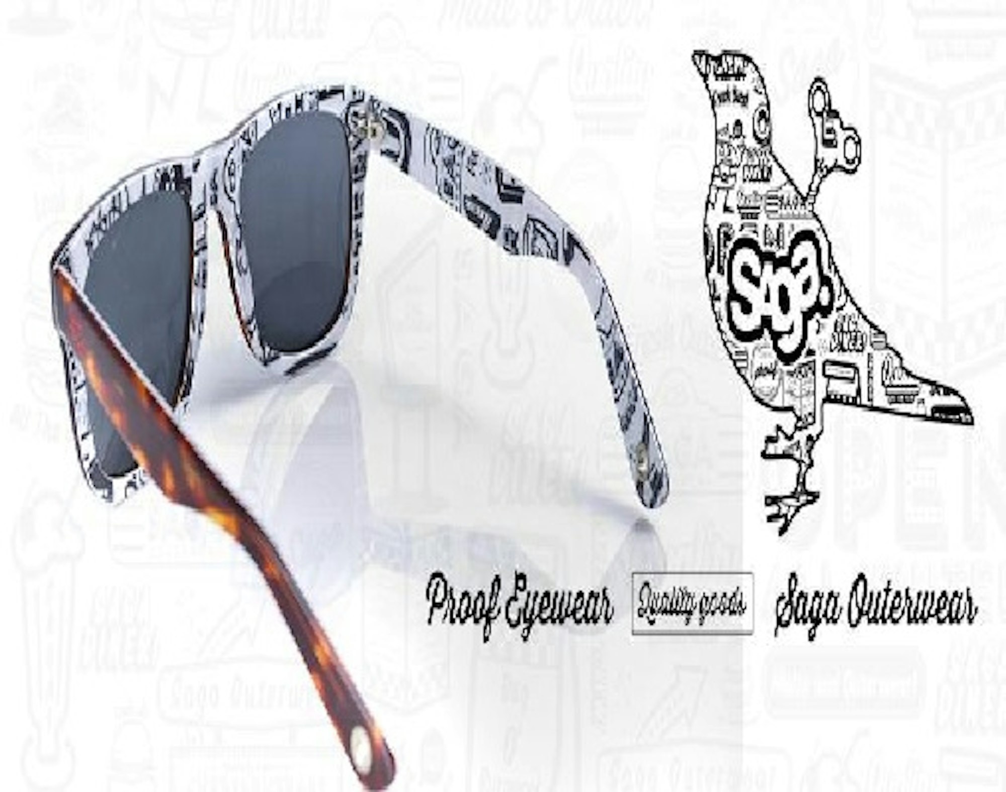 Saga Outerwear partners with Proof Eyewear to produce limited edition sunglasses