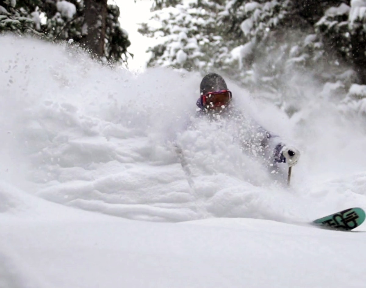 Simon Dawes Blondel encounters bottomless powder skiing in Telluride, Colorado