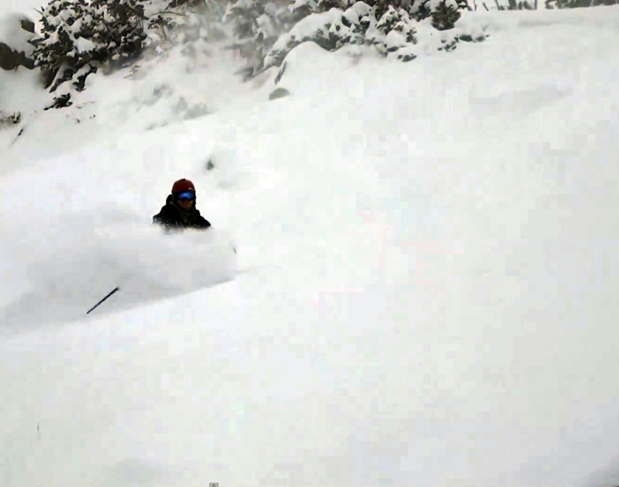 Spinning early season powder laps at Alta Ski Area