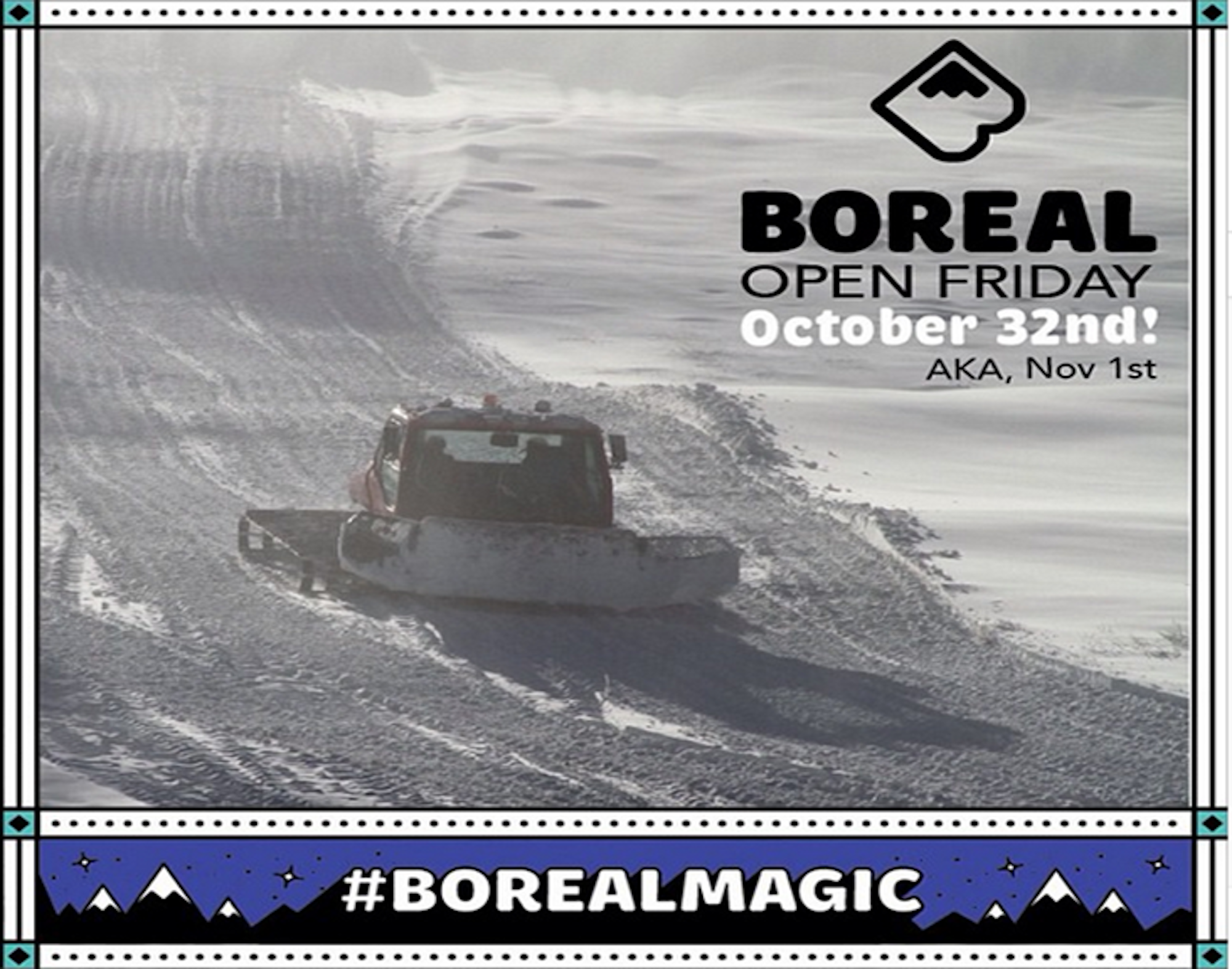Boreal Mountain Resort to open on Friday, November 1 with four terrain park features