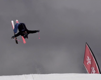 Two days in Saas-Fee, Switzerland with the French slopestyle team