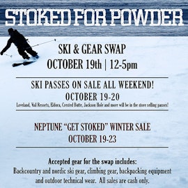 Neptune Mountaineering to host annual ski swap on October 19