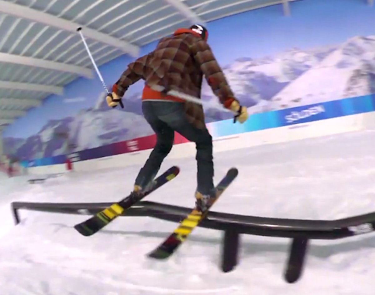 Line Traveling Circus jumps across the pond to ski "the great indoors"