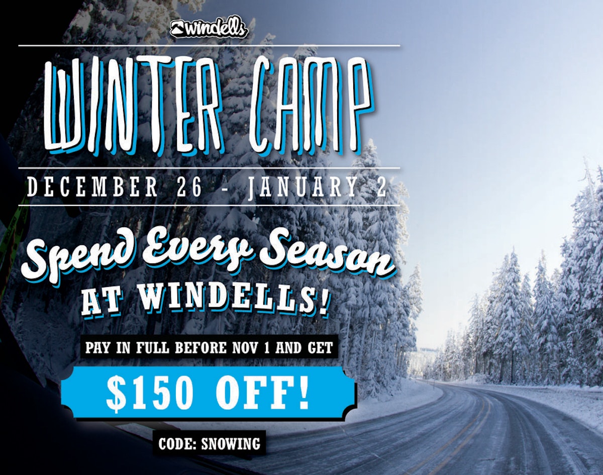 Windells announces 2013/14 Winter Camp dates