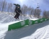 Dylan Ferguson takes a break from aerials to shred PC parks