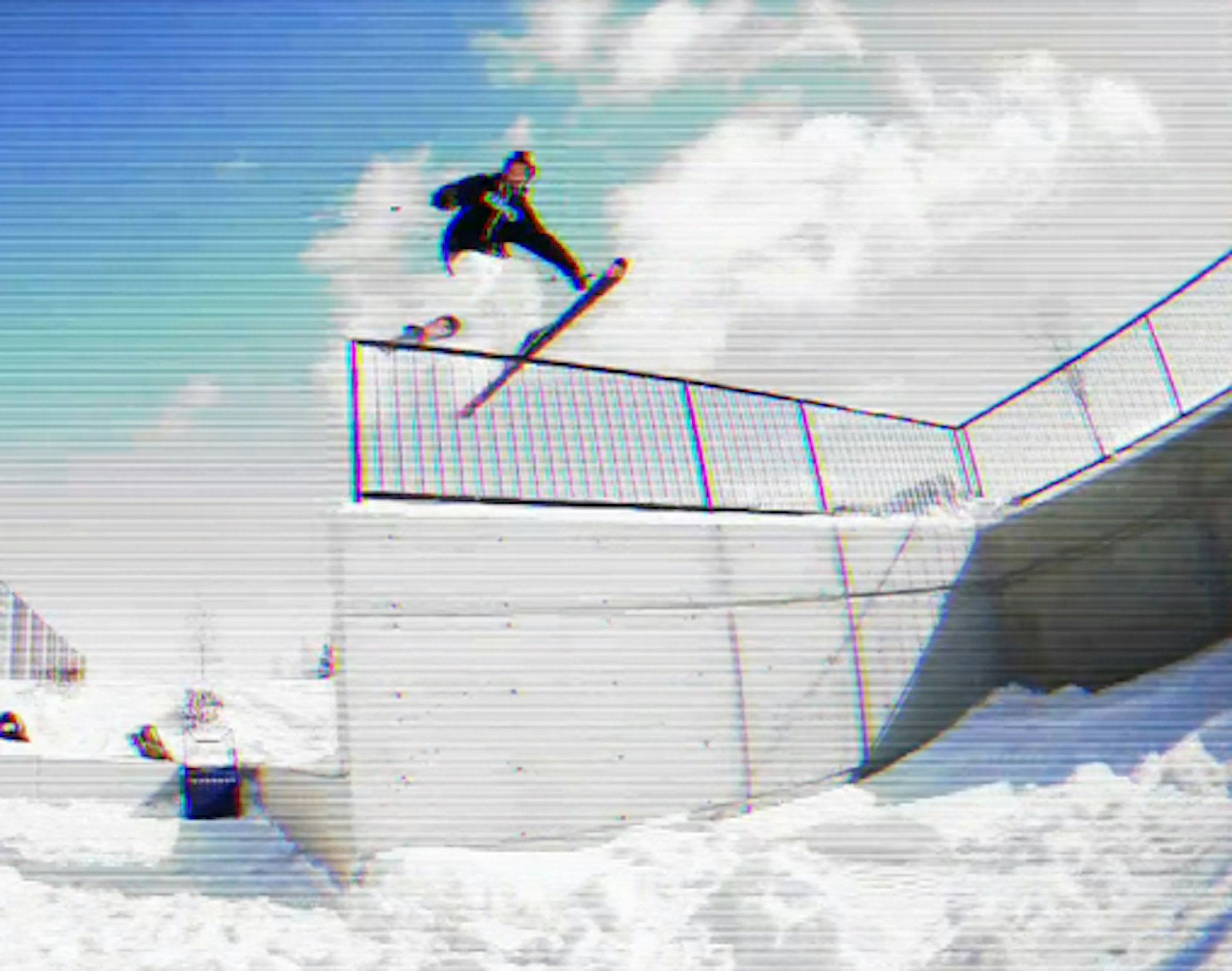 Mack Jones shows off street skiing bangers and hot new training technique