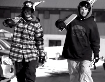 Jesper Tjäder and Øystein Bråten tag team Cardrona, NZ