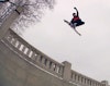 Magnus Støre shreds the streets of Oslo, Norway