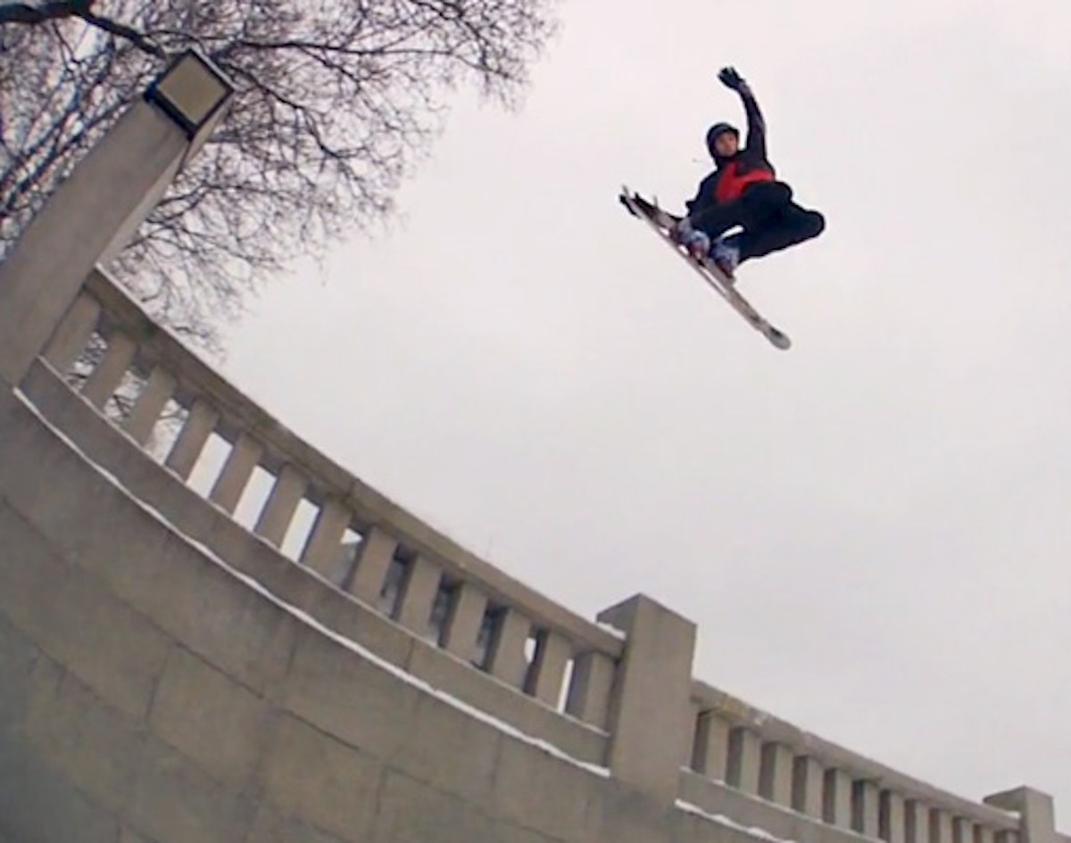 Magnus Støre shreds the streets of Oslo, Norway