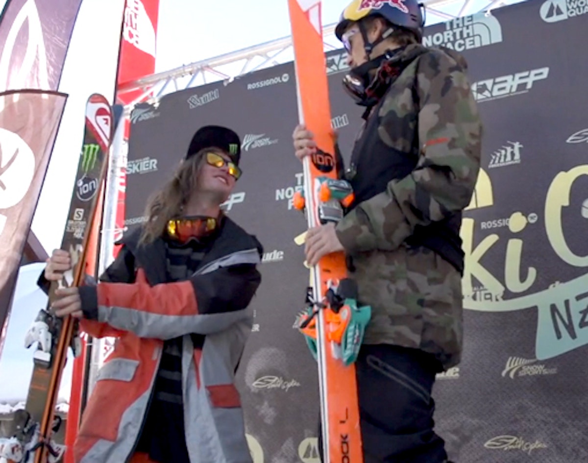 See highlights from The North Face Freeski Open of NZ slopestyle finals, 2013